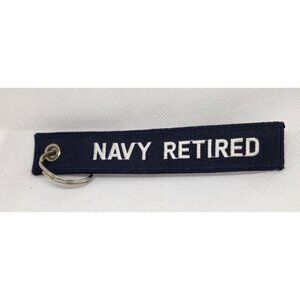 Navy Retired Keychain – Honoring Service and Dedication